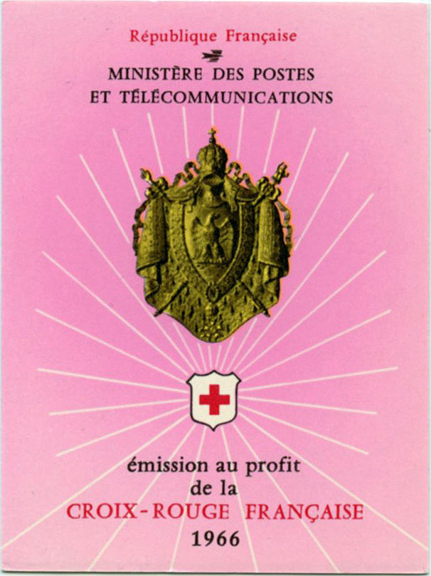 n° 2015 - Timbre France Carnets Croix Rouge (1966) 8 Nîmes (30)
