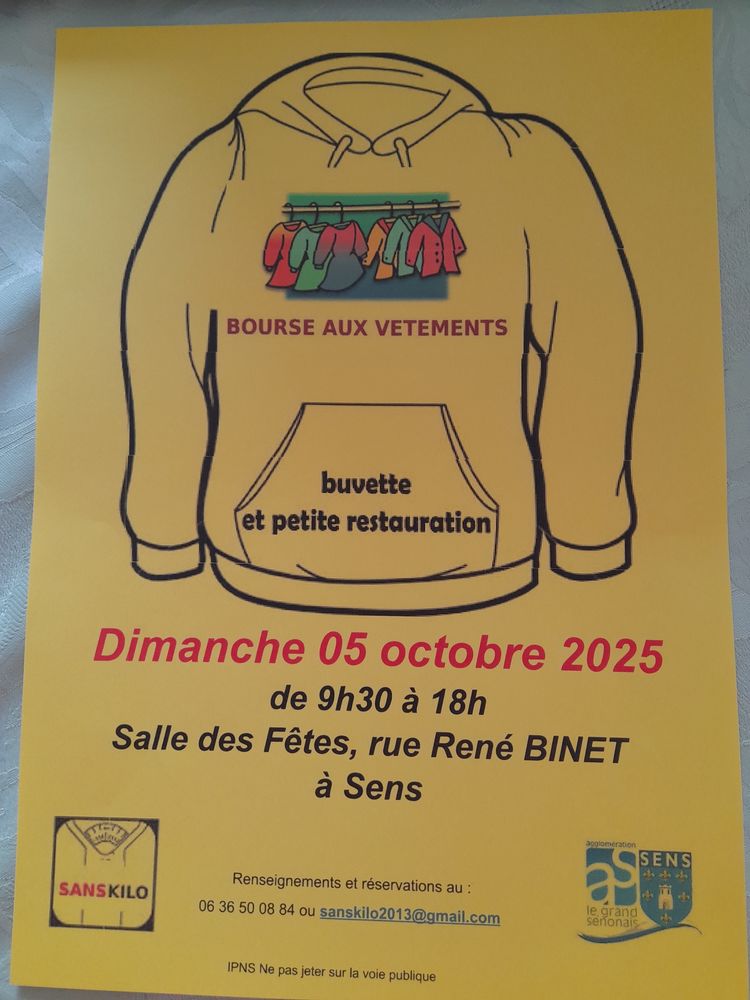 20�me bourse aux v�tements 2 Sens (89)