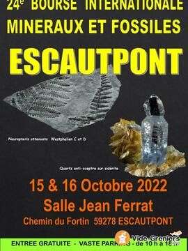 24ème bourse Minéraux et Fossiles d'Escautpont 0 Escautpont (59)