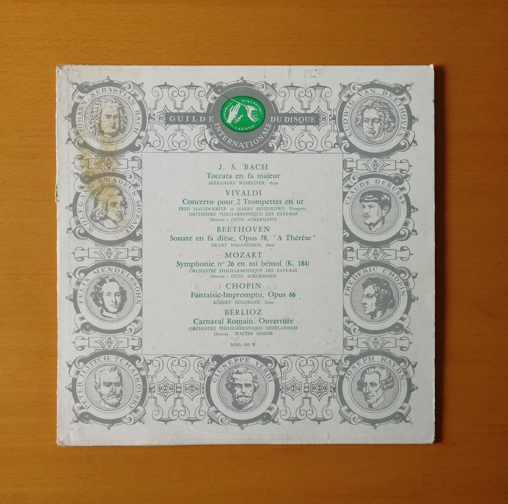 25cm Bach, Toccata En Fa - Vivaldi, Concerto Trompettes 7 Argenteuil (95)