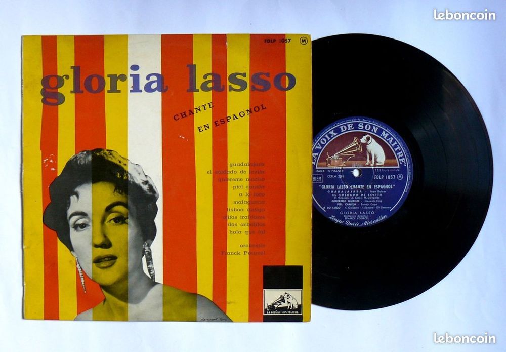 25cm Gloria LASSO chante en espagnol (Guadalajara) 12 Argenteuil (95)