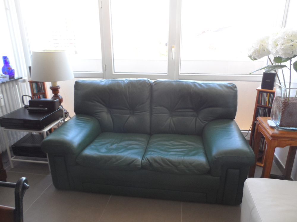 2Canap�s Cuir parfait �tat et disponibles cause d�m�nagement 430 Saint-�tienne (42)