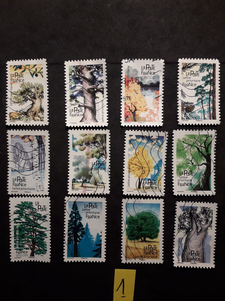 2s�ries compl�tes de timbres 0,40 � la s�rie.1-2 0.4 Les Forges (88)