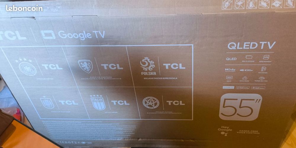 Tv tcl 55p7k 4k uhd Qled + support mural 350 Toulouse (31)