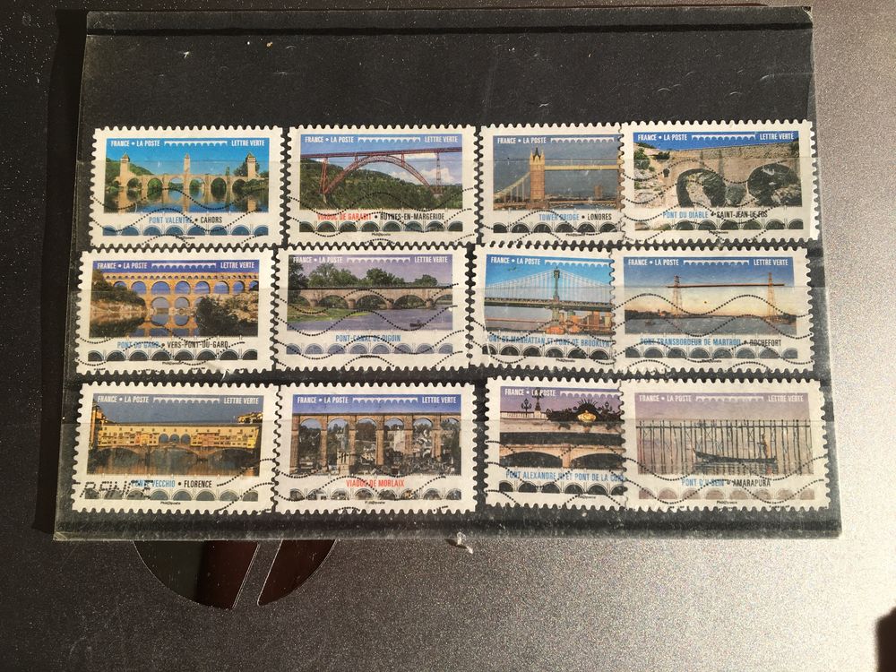 LOT 58BIS TIMBRES FRANCE OBLITERES AUTO ADHESIFS 2 Andernos-les-Bains (33)