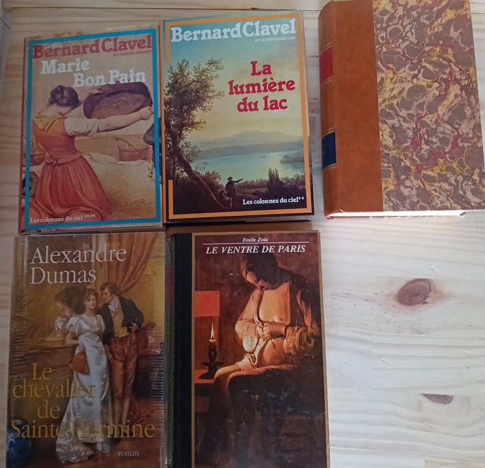 7LivresClavel.Dumas.Troyat.Zola. 5 Saint-Dizier (52)