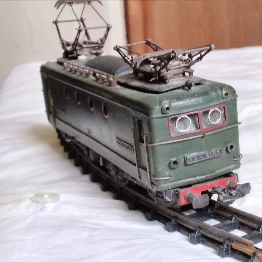 PMP RARE CC 7001 SNCF BICOLORE VERTE EN BRONZE MODELE A 1 MOTEUR