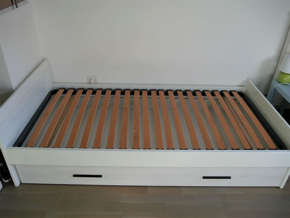 Lit 90x190 avec tiroir de rangement 100 Paris 19 (75)