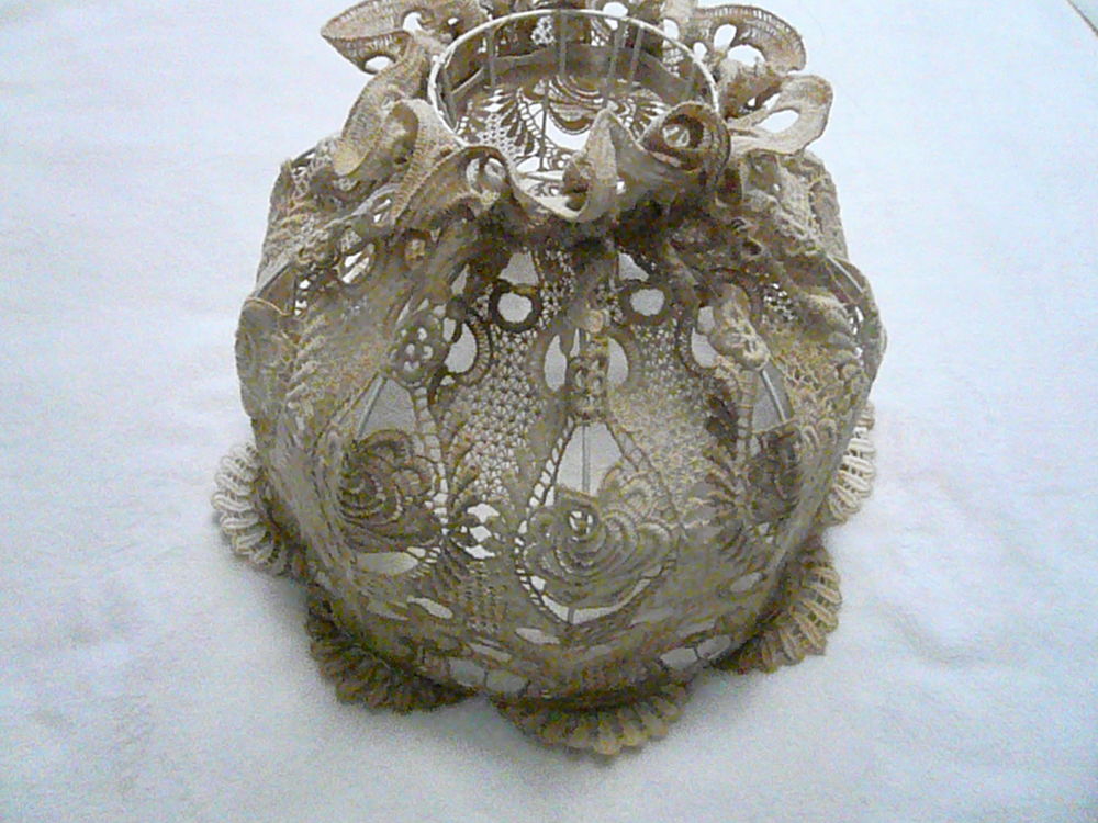 Abat-jour style macram� 22 Franqueville-Saint-Pierre (76)