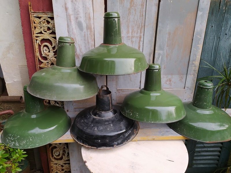 Abat-Jour Suspension T�le �maill�e Atelier Usine Industriel 0 Loches (37)