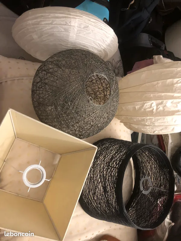 5 abats jour 30 Ivry-sur-Seine (94)