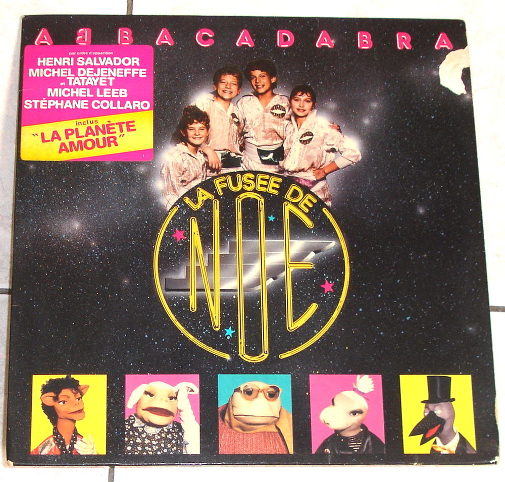 ABBACADABRA -33t- LA FUSÉE DE NOÉ -BEN-LA PLANÈTE AMOUR-1984 6 Tourcoing (59)