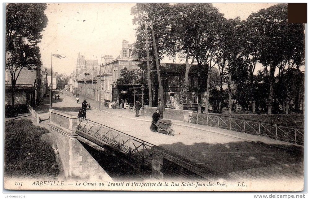 80 ABBEVILLE  - Le Canal du Transit et perspective de la rur 10 Lucheux (80)