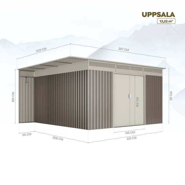 Abri de Jardin Premium m�tallique Garantie 10 Ans 680 Royan (17)