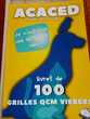 acaced chien chat- grilles QCM vierges vendu 4 euros.  4 Niort (79)