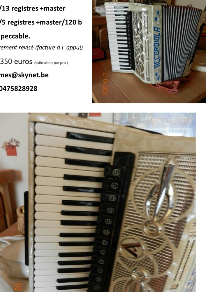 Accord�on    ACCORDIOLA  italy 0 Belgique