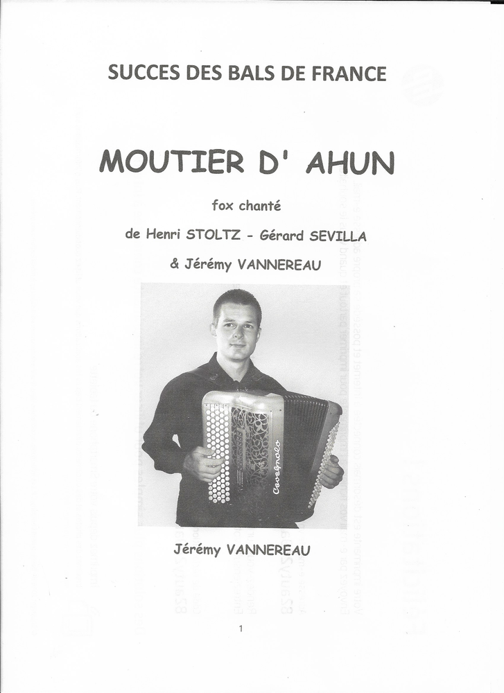 ACCORDEON: MOUTIER D' AHUN 2 Saint-Sylvestre-Pragoulin (63)