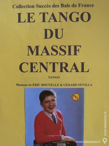Accordéon: TANGO DU MASSIF CENTRAL de E. BOUVELLE 1 Clermont-Ferrand (63)