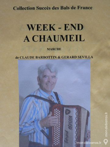 Accord&eacute;on: WEEK-END A CHAUMEIL de CLAUDE BARBOTTIN Instruments de musique