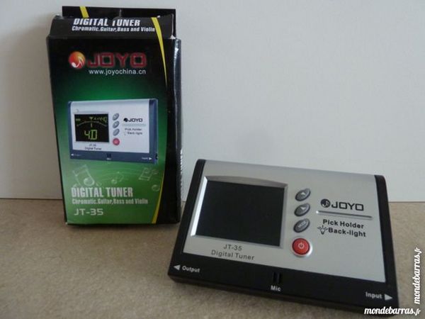 Accordeur chromatique pour guitare/basse/violon 10 Ondres (40)