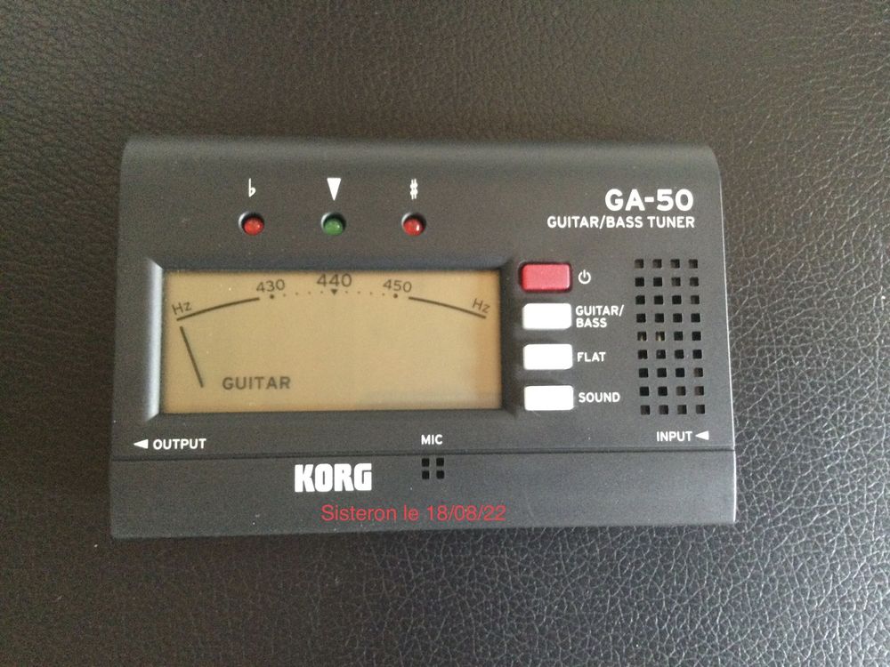 Accordeur Korg GA-50 pour guitares 10 Sisteron (04)