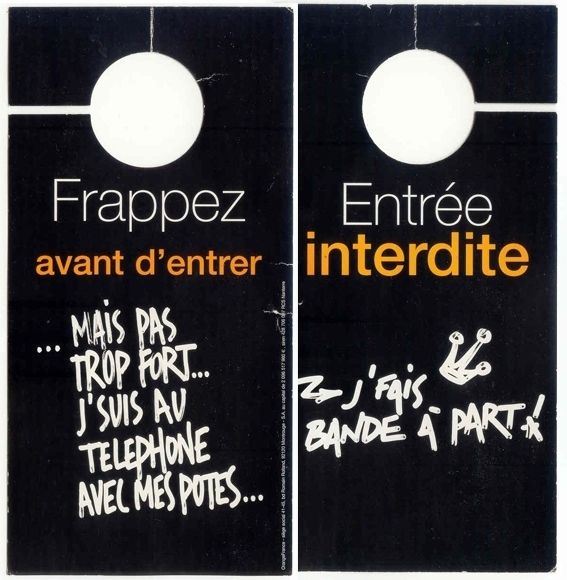 Accroche-porte Orange 0 Roubaix (59)