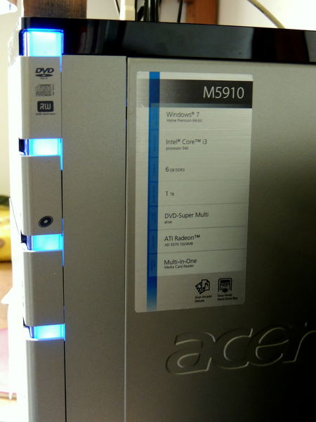Achetez Pc Acer Aspire M5910 Occasion Annonce Vente A Saussan 34 Wb152408515