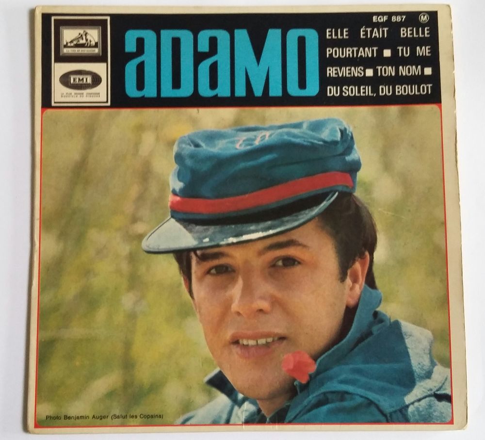 Adamo : Vinyle : 45 tours : 4 titres 5 Limoges (87)