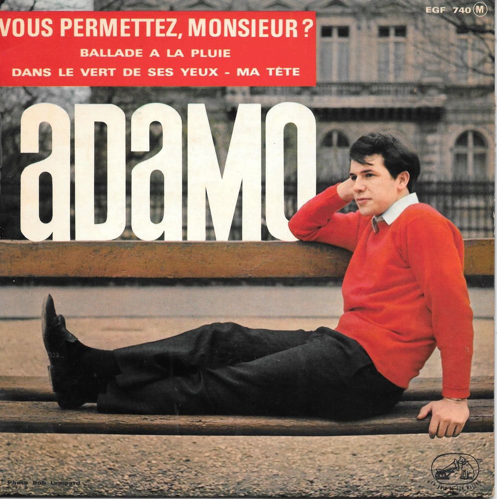 Adamo : Vous Permettez, Monsieur ? [Vinyle 45 tours 7' EP] 8 Saint-Nom-la-Bret�che (78)