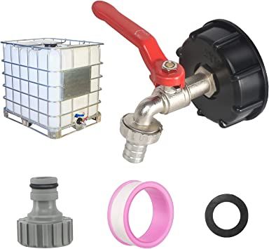 Adaptateur de citerne IBC Connecteur � filetage 1/2 16 Lens (62)