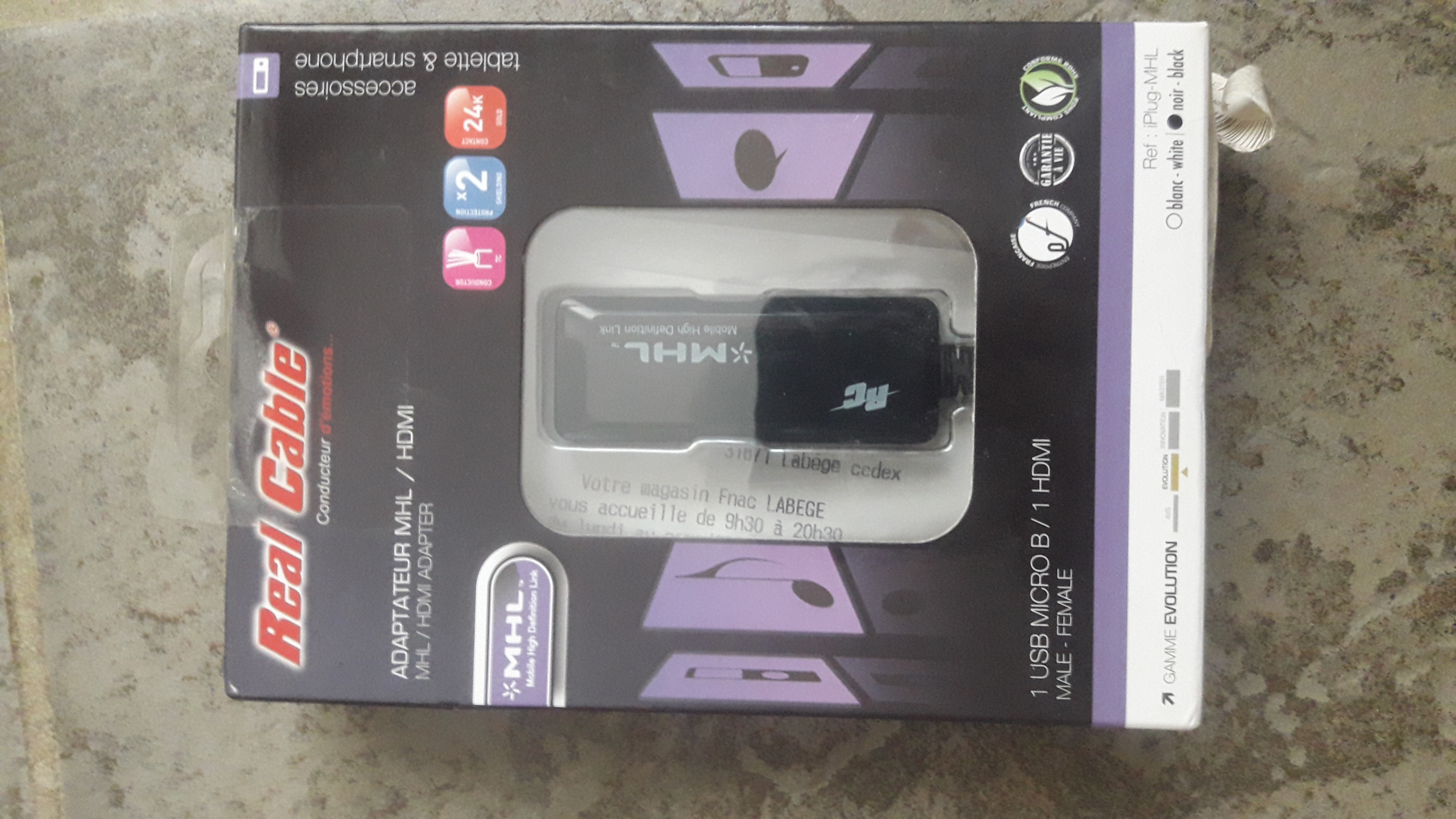 Adaptateur MHL vers HDMI Real Cable Neuf 10 Carcassonne (11)