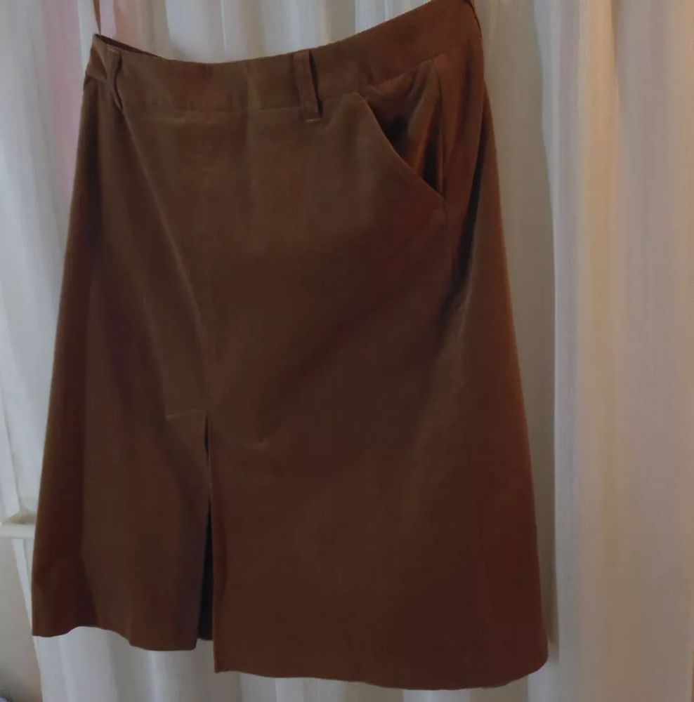 Adorable Petite Jupe Rare T42 Camel   Peter Hahn /1 JF 90 Tours (37)