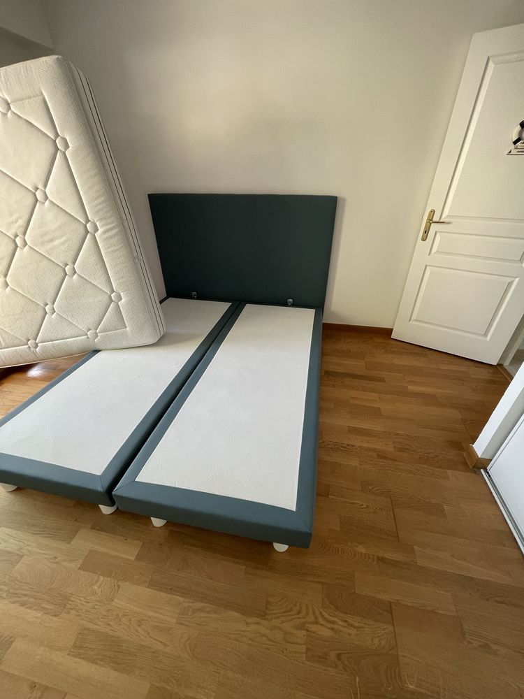 Lit adulte en cuire fabriquer en France 310 Nice (06)