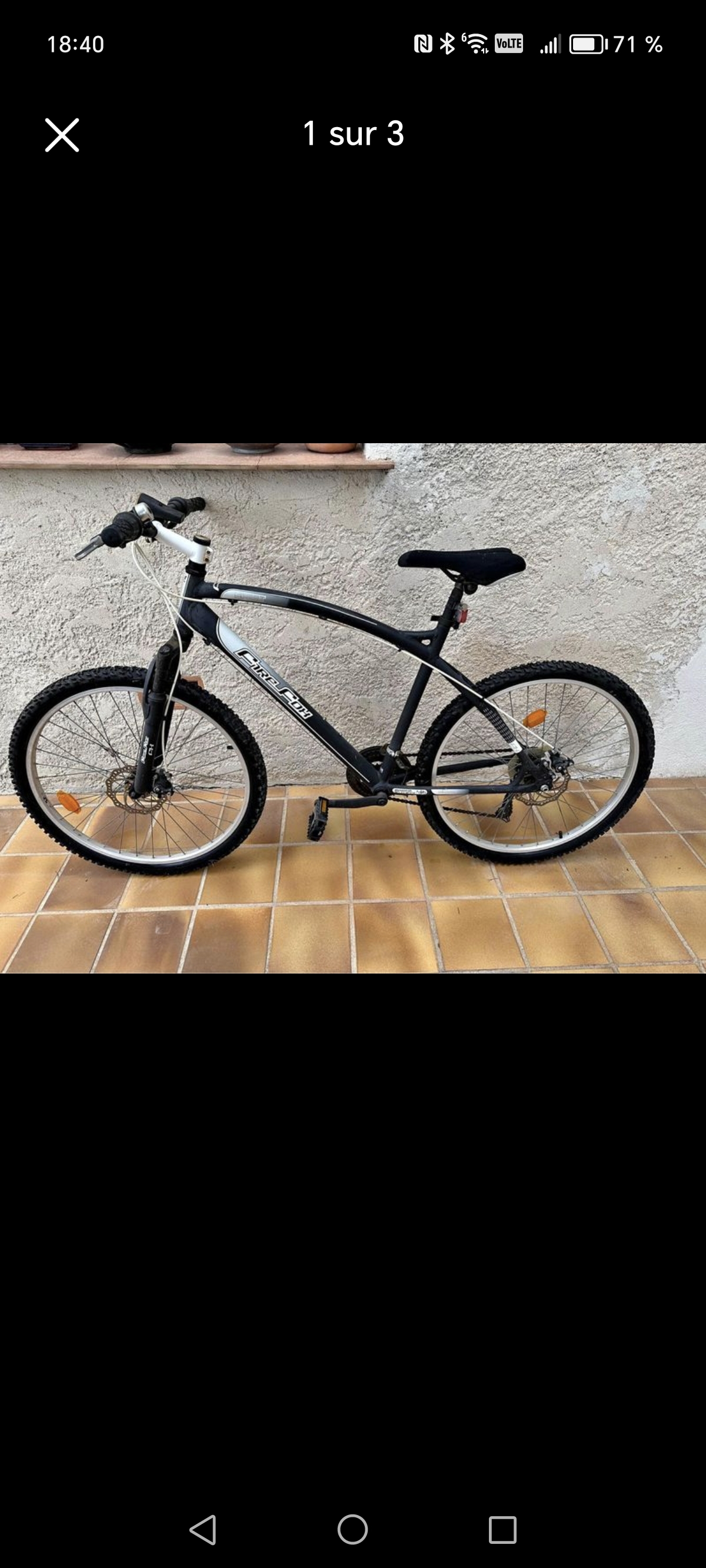 VTT adulte freins a disques AV et arri�re 80 La Garde (83)