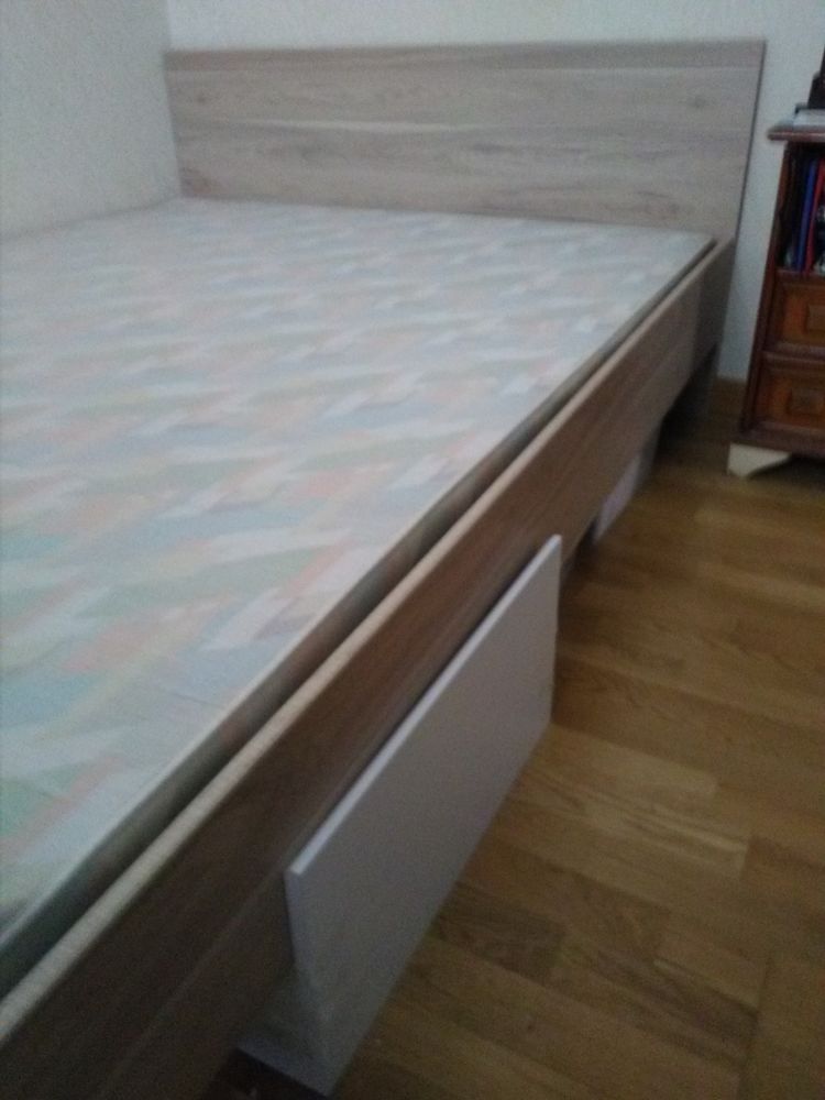 Lit adulte 2 personnes dont 2 tiroirs 60 Paron (89)