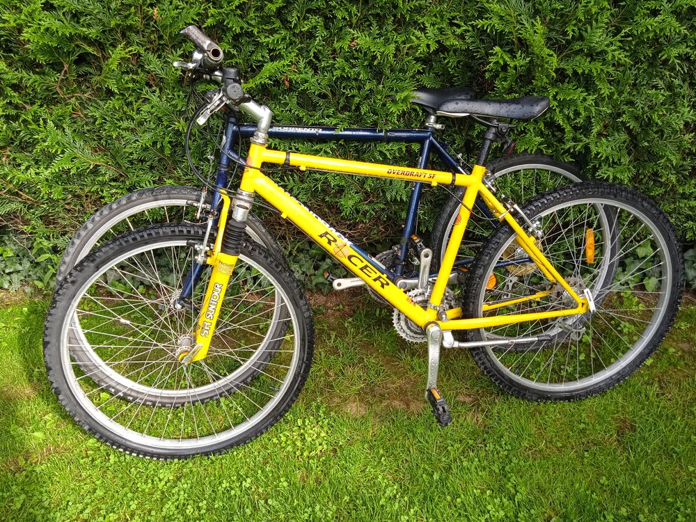 vtt adulte RACER de couleur jaune en excellant �tat 30 Saint-Imoges (51)