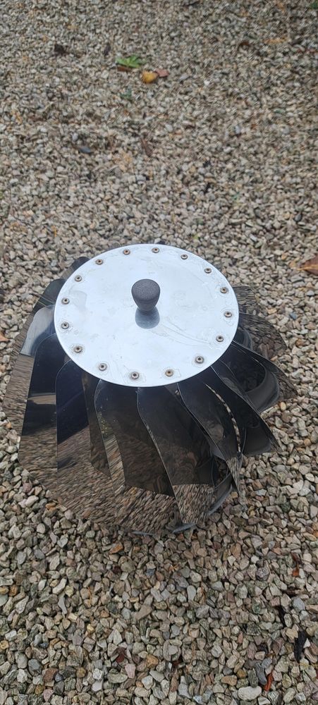 AERATEUR DE TOIT INOX ROTATIF A AILETTES 60 La Fert� (39)