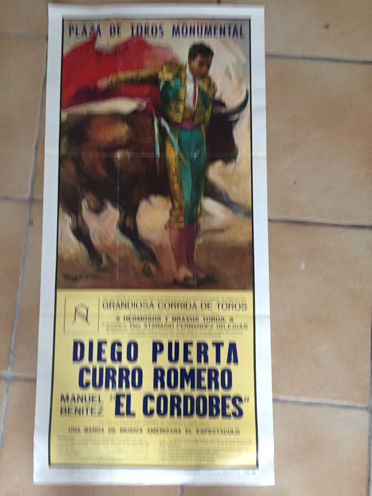 Affiche 1965  El Cordobes  20 � 30 Mougins (06)