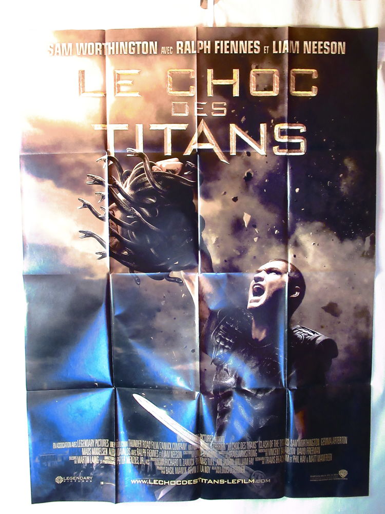 affiche de cin�ma LE CHOC DES TITANS 13 Curtafond (01)