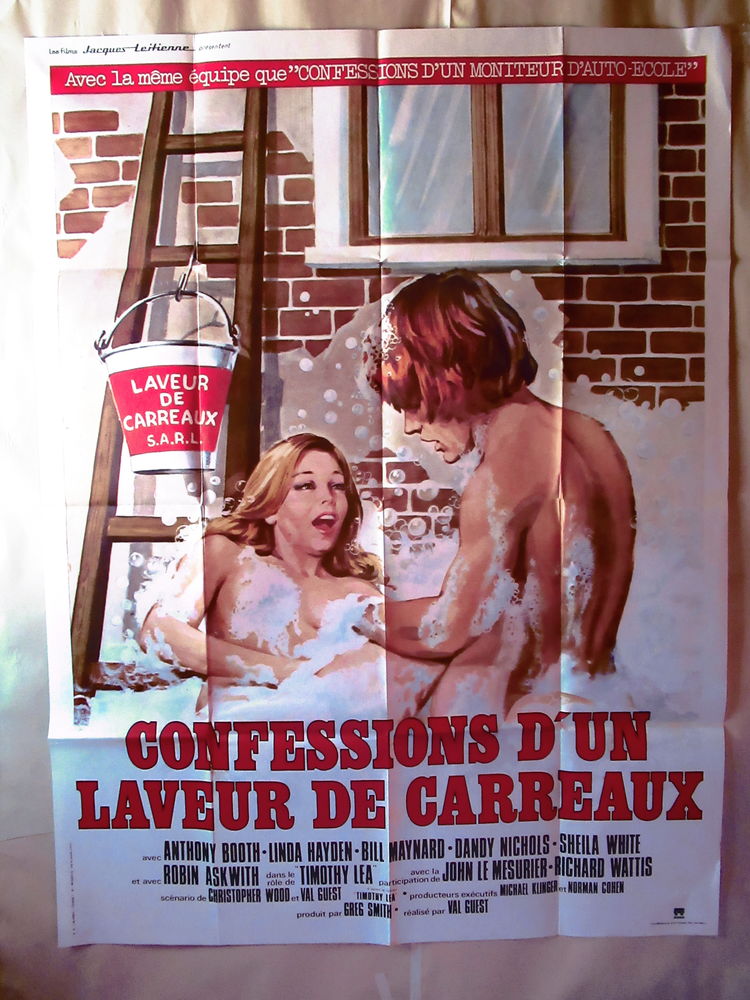 Affiche de cin�ma CONFESSIONS D'UN LAVEUR DE CARREAUX 29 Curtafond (01)