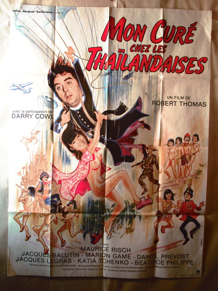 Affiche de cin�ma Mon Cure chez les THAILANDAISES 120x160 cm 13 Curtafond (01)