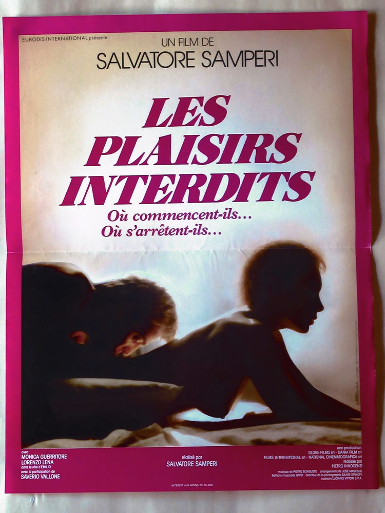 affiche de cin�ma �rotique GISELE 10 Curtafond (01)