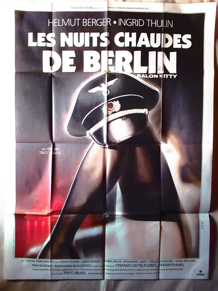 Affiche de cin�ma LES NUITS CHAUDES DE BERLIN 120x160 cm 26 Curtafond (01)