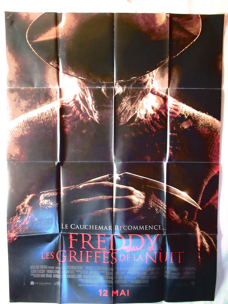 affiche cin�ma originale FREDDY LES GRIFFES DE LA NUIT 16 Curtafond (01)