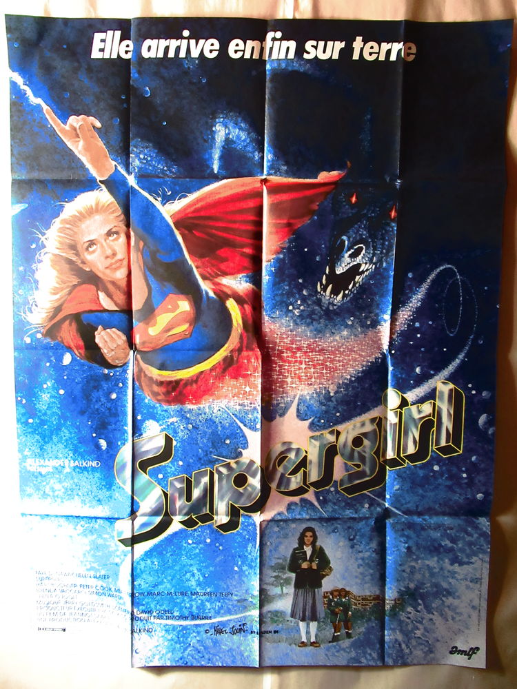 Affiche de cin�ma originale fran�aise de SUPERGIRL 1984 25 Curtafond (01)