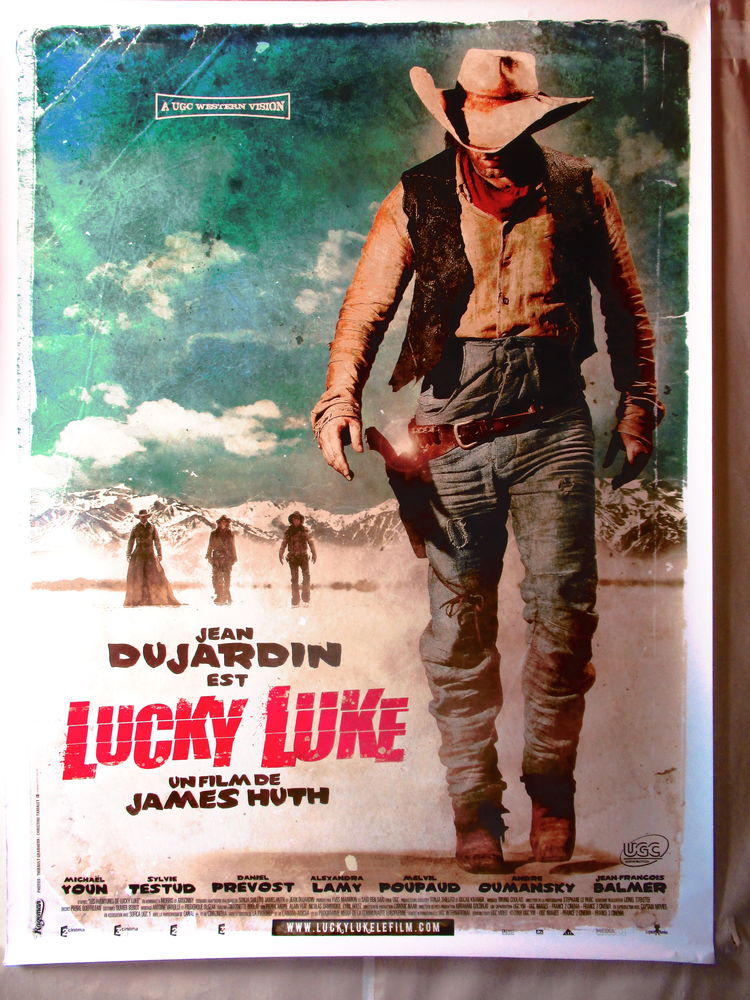 Affiche cin�ma originale LUCKY LUKE 120x160 cm (vu face) 14 Curtafond (01)