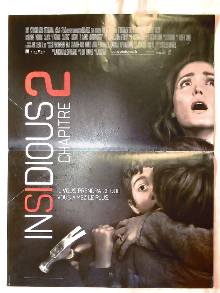 Affiche de cin�ma originale  INSIDIOUS Ch 2 
8 Curtafond (01)