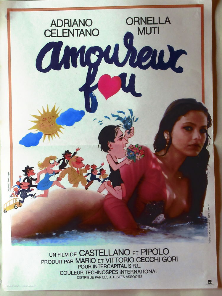 affiche de cin�ma originale AMOUR FOU 60x40 cm 16 Curtafond (01)