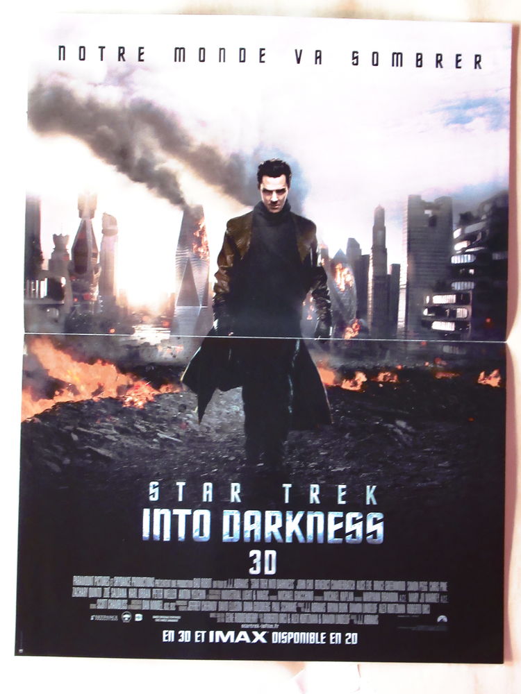 Affiche de cin�ma originale Star Trek into darkness 40x60 cm 9 Curtafond (01)