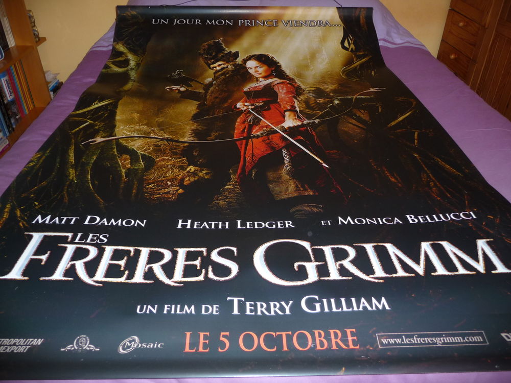 AFFICHE CINEMA PLASTIQUE LES FRERES GRIMM 15 Marly-le-Roi (78)